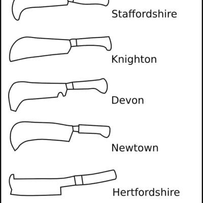 types of billhooks