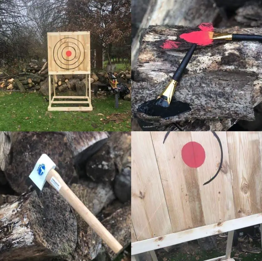 Self Standing Axe Throwing Target