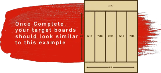 World Axe Throwing League Target Dimensions