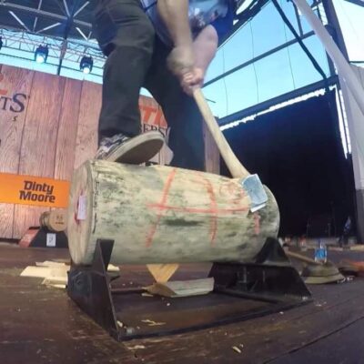 timbersports underhand chop