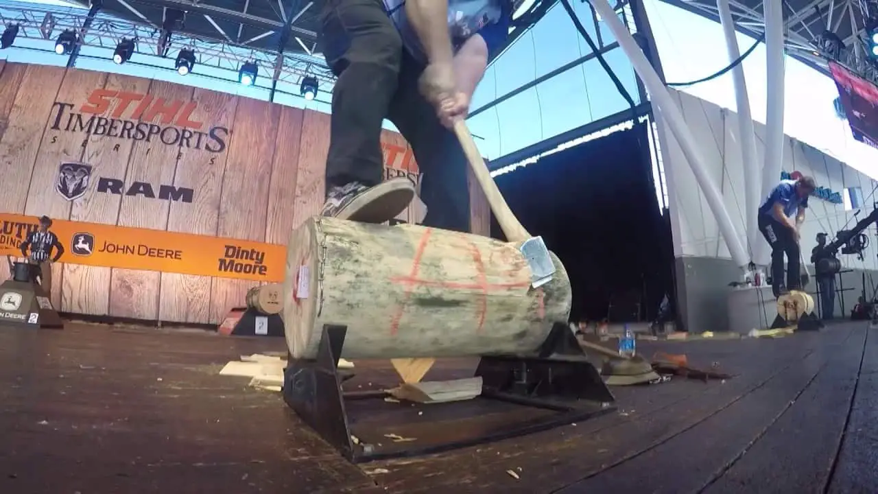 Timbersports Events What is Underhand Chop? Awesome Axes