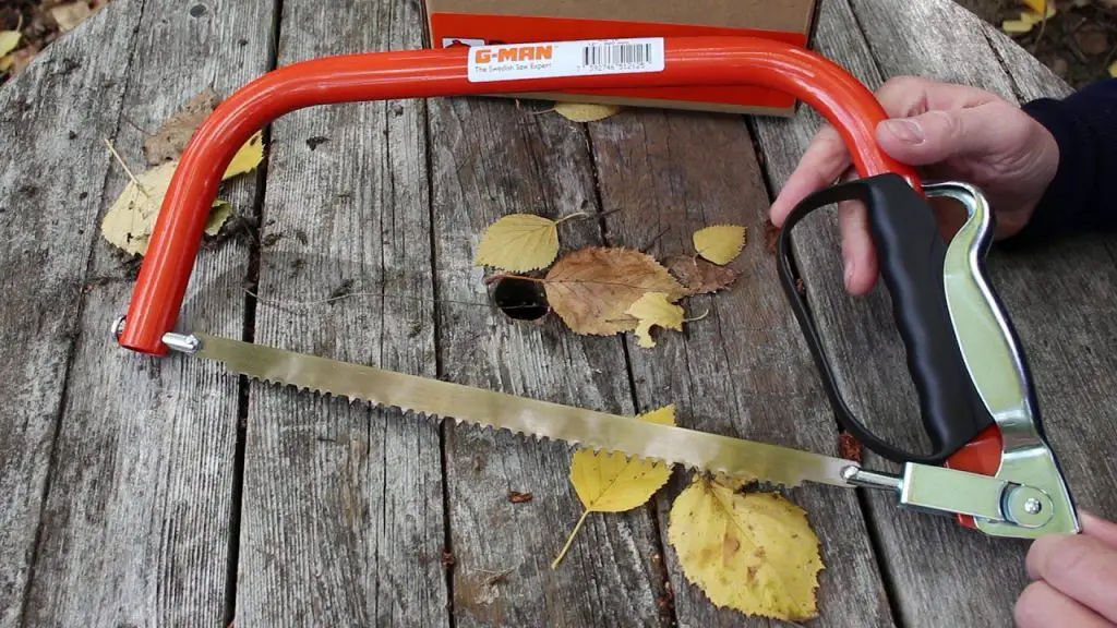 how to use a bow saw