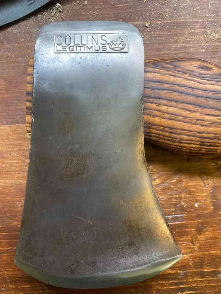 Collins Axe Company: Are They Any Good? 5 Collins Legitimus Axehead Stamped Crown