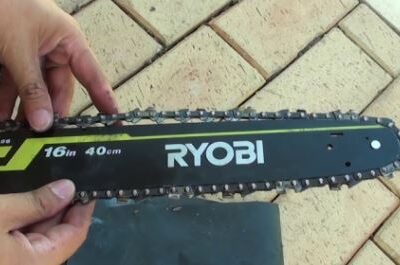 fix a chainsaw chain