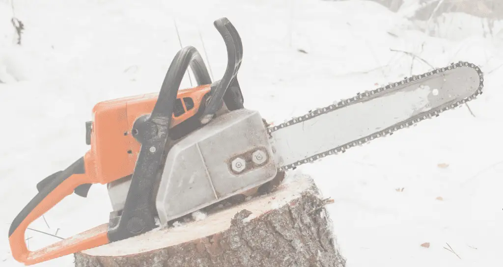 how to winterize a chainsaw