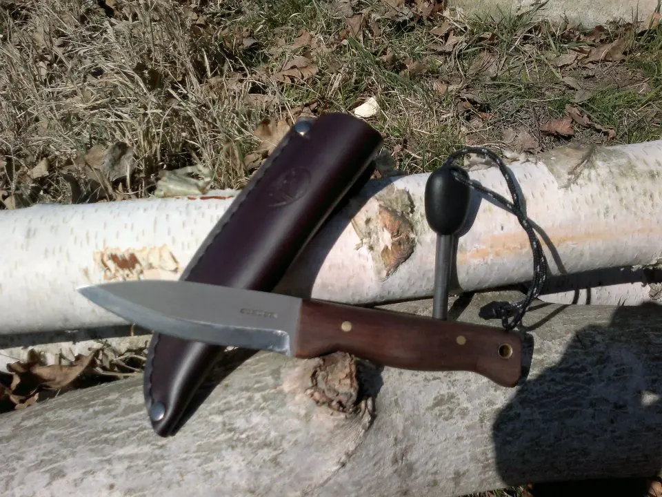 Condor Bushlore knife being field tested