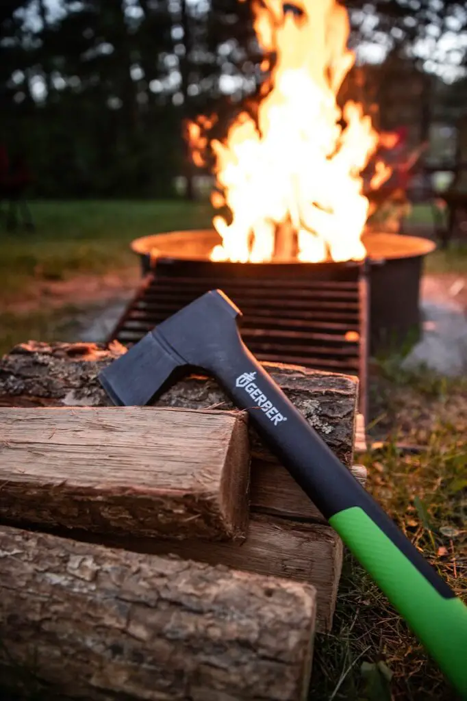 Gerber Freescape Hatchet in the field