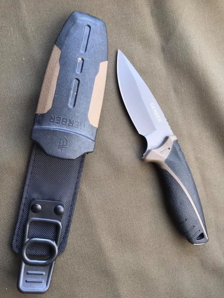 Gerber Gear tactical knife with sheath