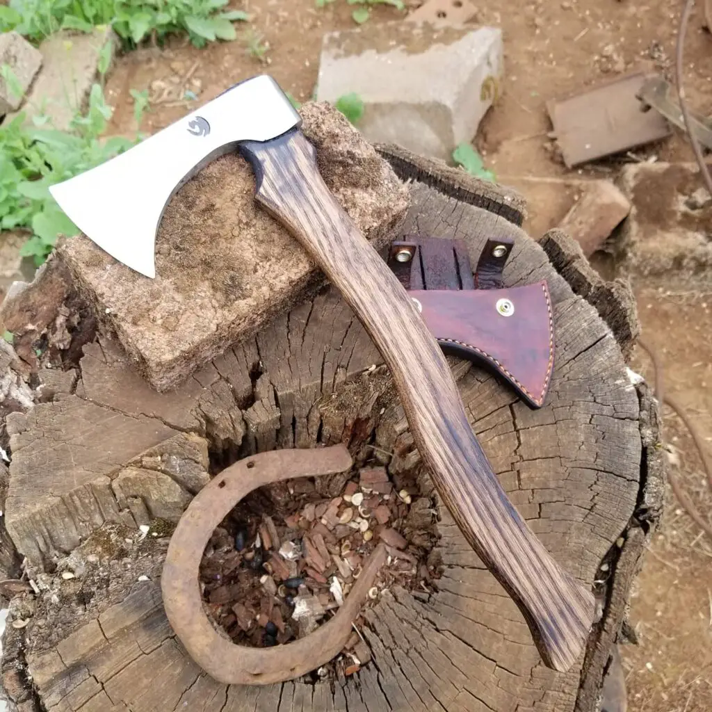 s-shaped axe handle